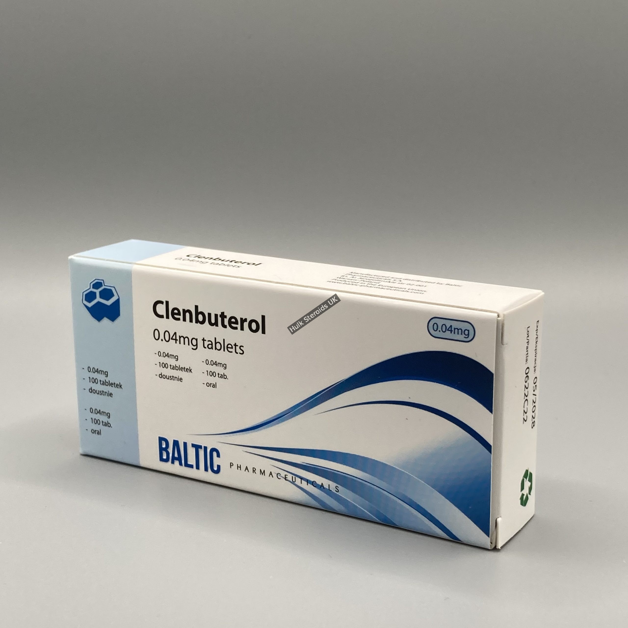 Clenbuterol 40mcg x 100 tabs - Gallery Image 1