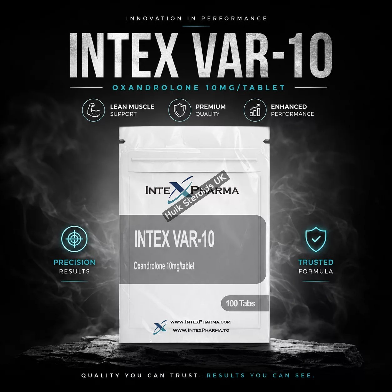 Intex Pharma VAR 10 – 10mg x 100 tabs (Anavar) - Featured Image