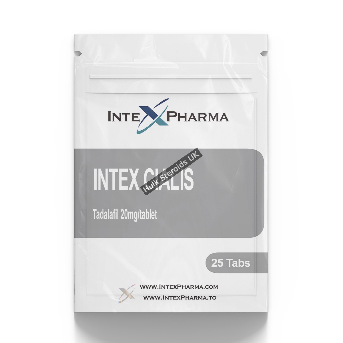Intex Pharma Cialis 20mg x 25 tabs (Tadalafil) - Gallery Image 1