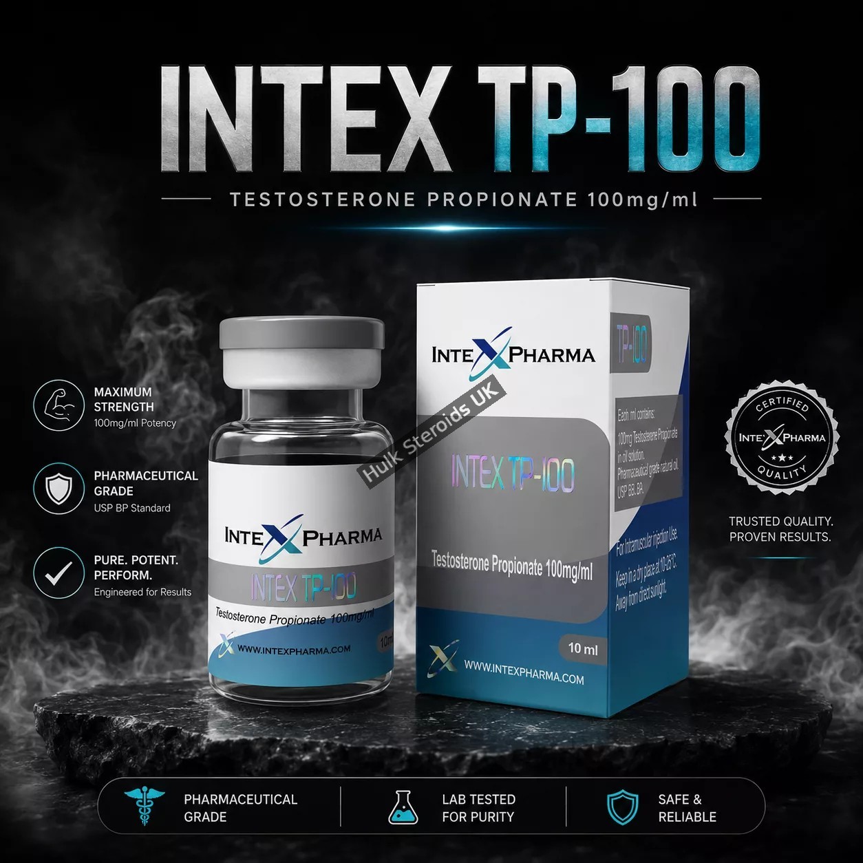 Intex Pharma TP-100 (Testosterone Propionate) - Featured Image