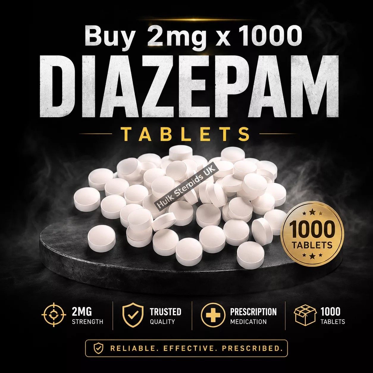 Buy 2mg x 1000 Diazepam Tablets - Featured Image
