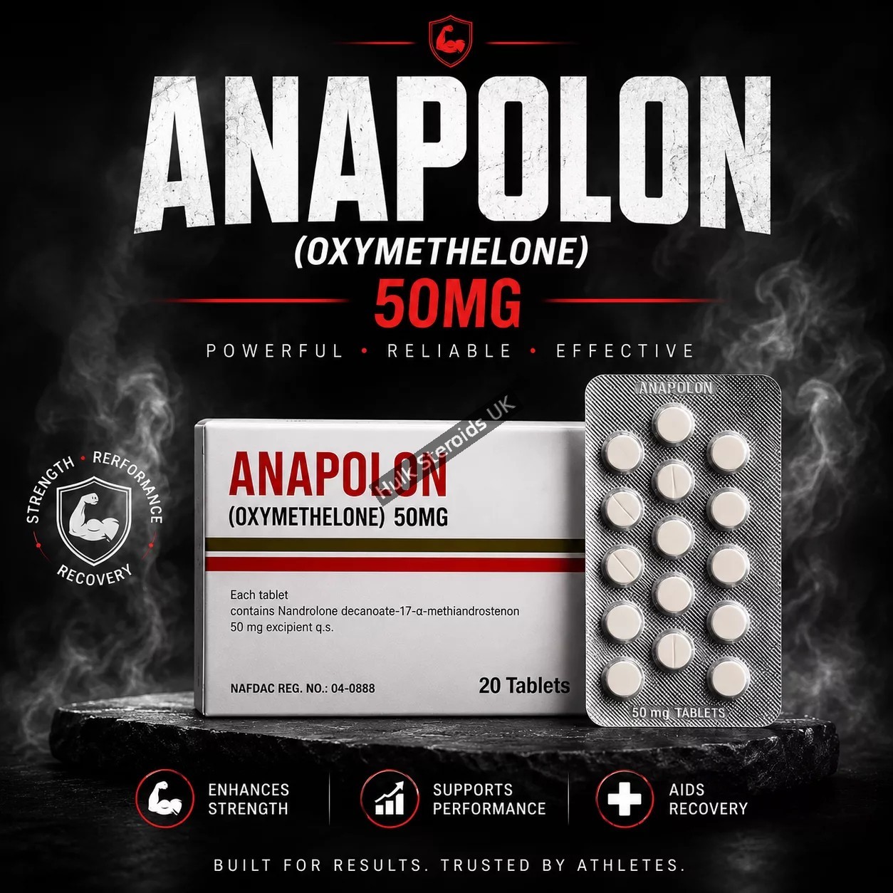 ANAPOLON (OXYMETHELONE) 50MG 20 X TABLETS ABDI IBRAHIM - Featured Image