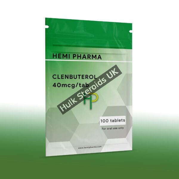 Hemi Pharma Clenbuterol (Clen) 40mcg x 50 tabs - Featured Image