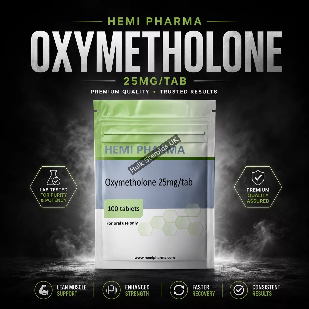 Hemi Pharma Anadrol (Oxymetholone) 25mg - Featured Image