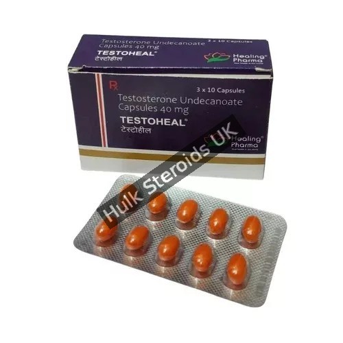 Testoheal 40 Mg Undecanoate Softgel 30 Capsules - Gallery Image 1