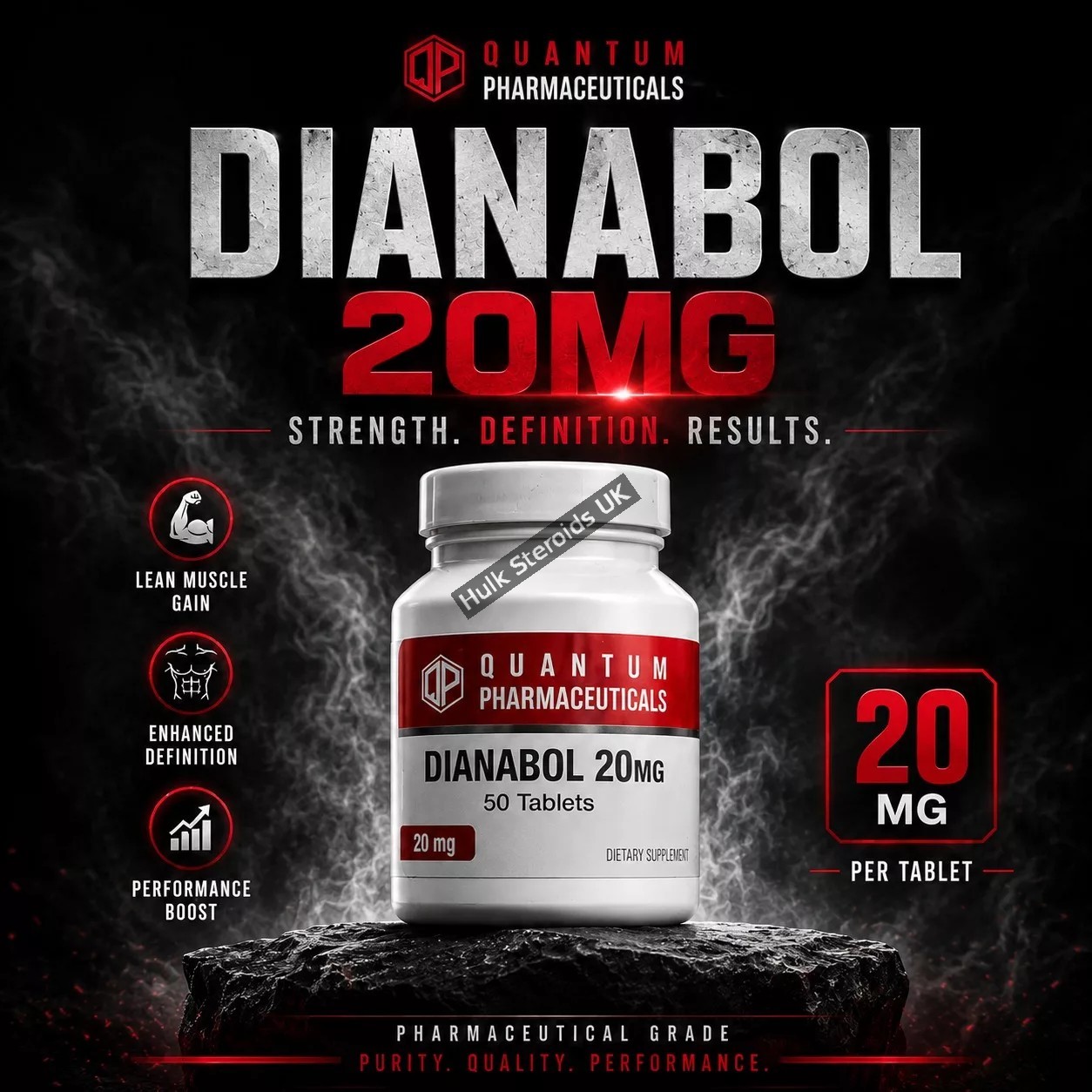 Quantum Dianabol 20 – 20mg x 50 tabs - Featured Image