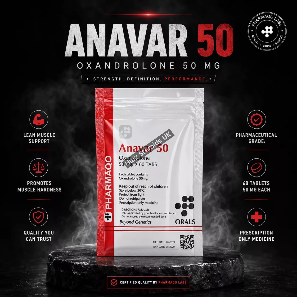Pharmaqo Labs – ANAVAR 50MG X 60 - Featured Image