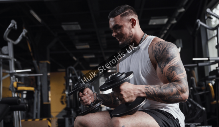 Bodybuilder focusing on recovery efficiency during an intensive muscle growth phase