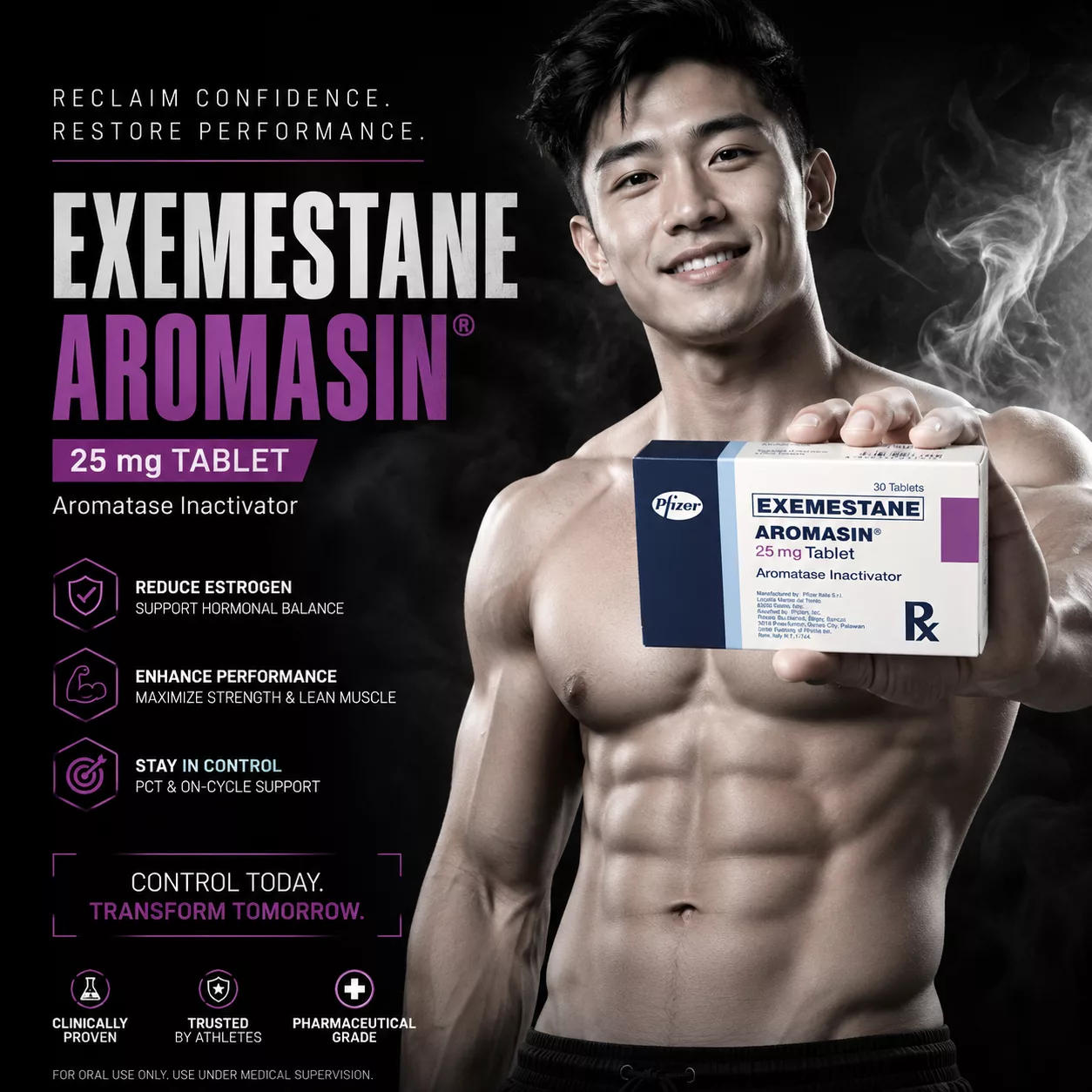 Buy Aromasin 25mg x 30 Tablets UK image