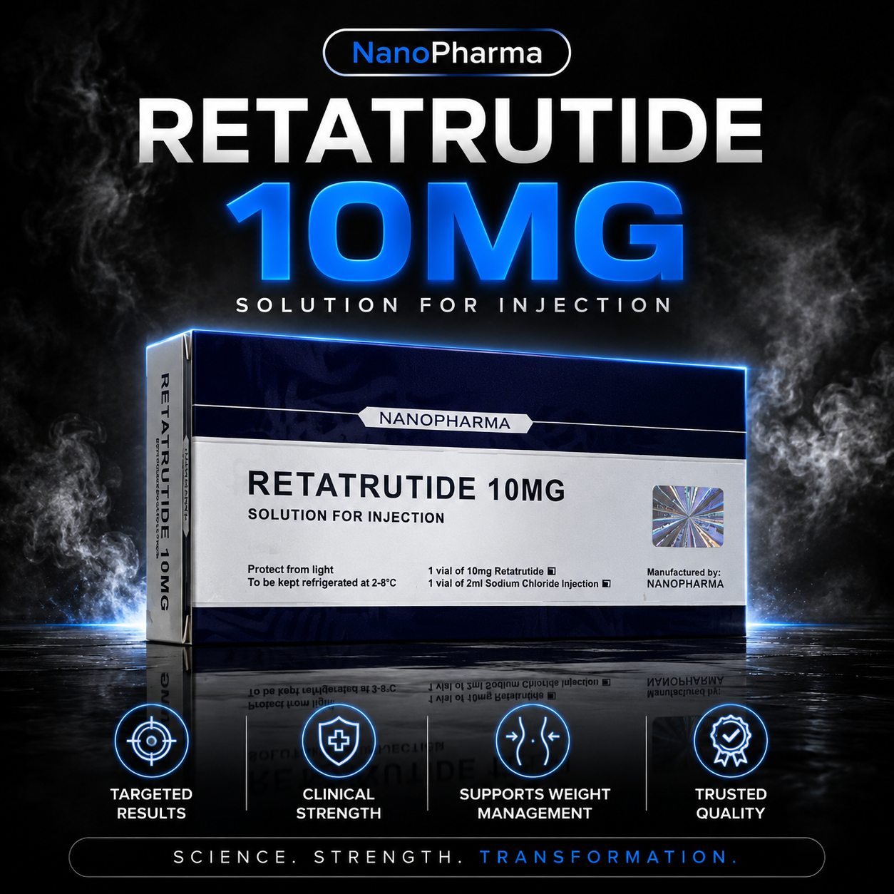 Buy NanoPharma Retatrutide 10mg
