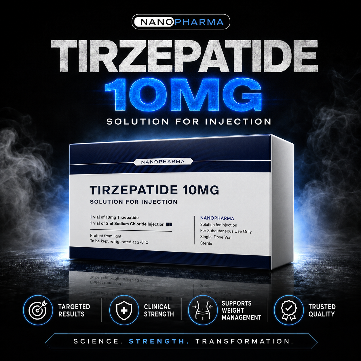 Buy NanoPharma Tirzepatide 10mg image