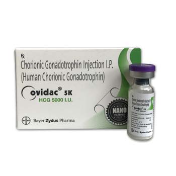 Bayer Zydus Pharma Ovidac HCG 5000iu