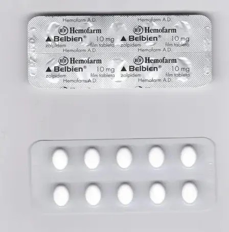 Zolpidem 10mg x 42 Tabs / Hemofarm Belbien Zolpidem 10mg - Featured Image