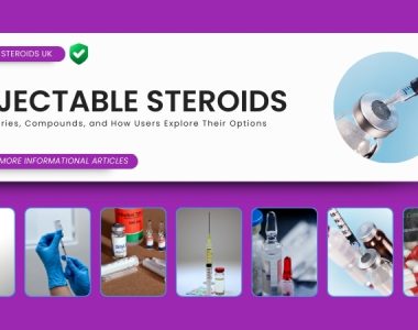 Injectable steroids in the UK organised by compound categories