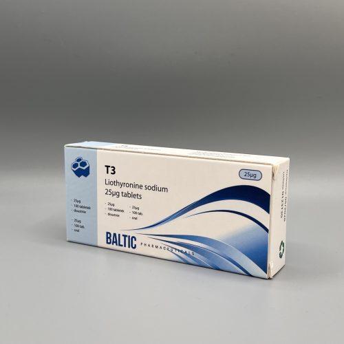 Buy T3 - 100 x 25mcg tabs by Baltic Pharma - Featured Image