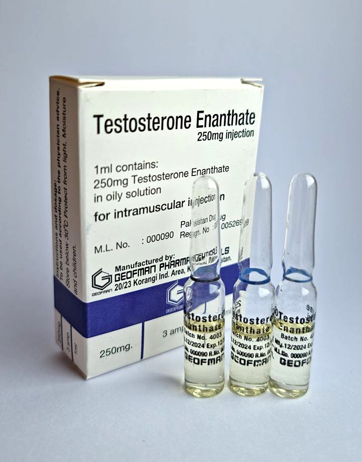 Buy Testosterone Enanthate 250mg - Geofman Pharmaceuticals - Featured Image