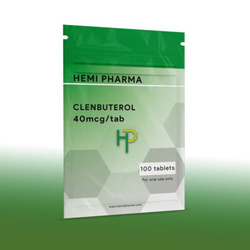 Hemi Pharma Clenbuterol (Clen) 40mcg x 50 tabs - Featured Image