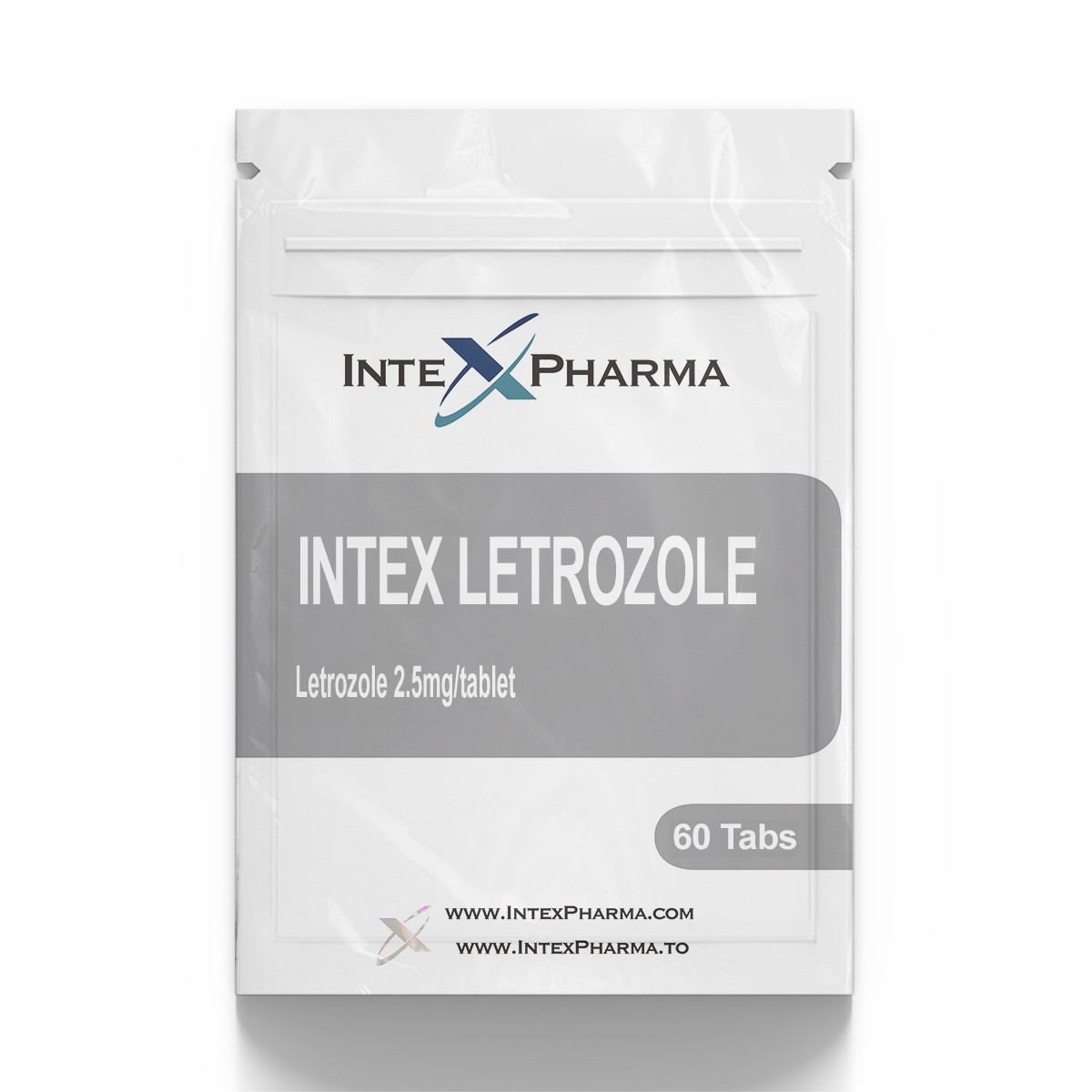 Intex Pharma Letrozole 2.5mg x 60 tabs Intex Pharma Letrozole 2.5mg x 60 tabs - Gallery Image 1
