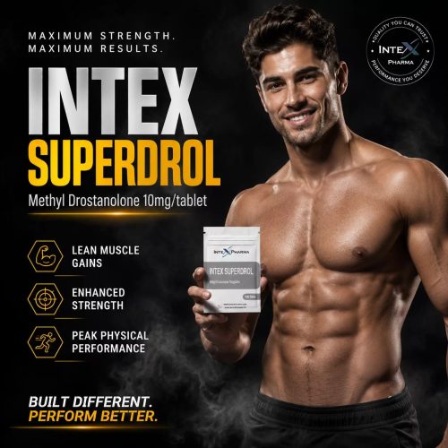 Intex Pharma Superdrol (Methyl Drostanolone) 10mg x 100 tabs - Featured Image