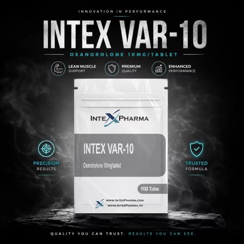 Intex Pharma VAR 10 – 10mg x 100 tabs (Anavar) - Featured Image