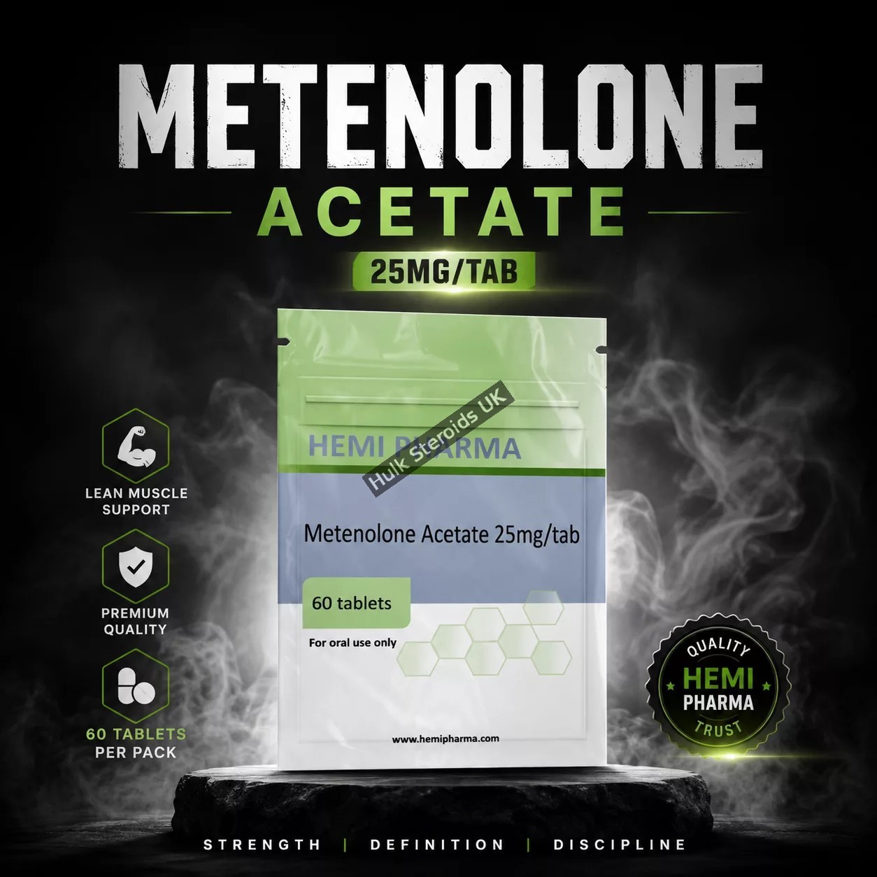 Hemi Pharma Primobolan (METENOLONE ACETATE) 25mg - Featured Image