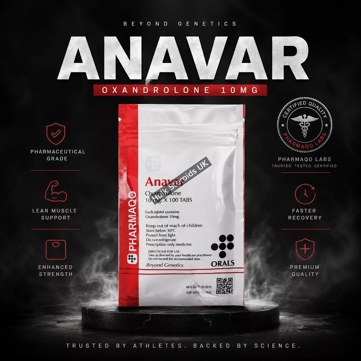 Pharmaqo – Anavar 10mg X 100 - Featured Image