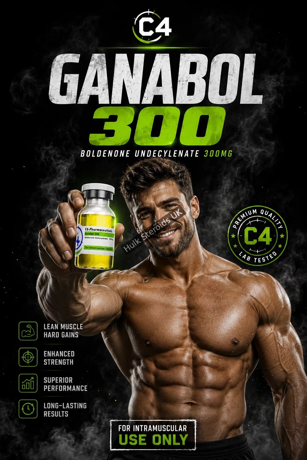 Buy Ganabol 300 Boldenone 300mg/ml C4 Pharmaceuticals - Featured Image