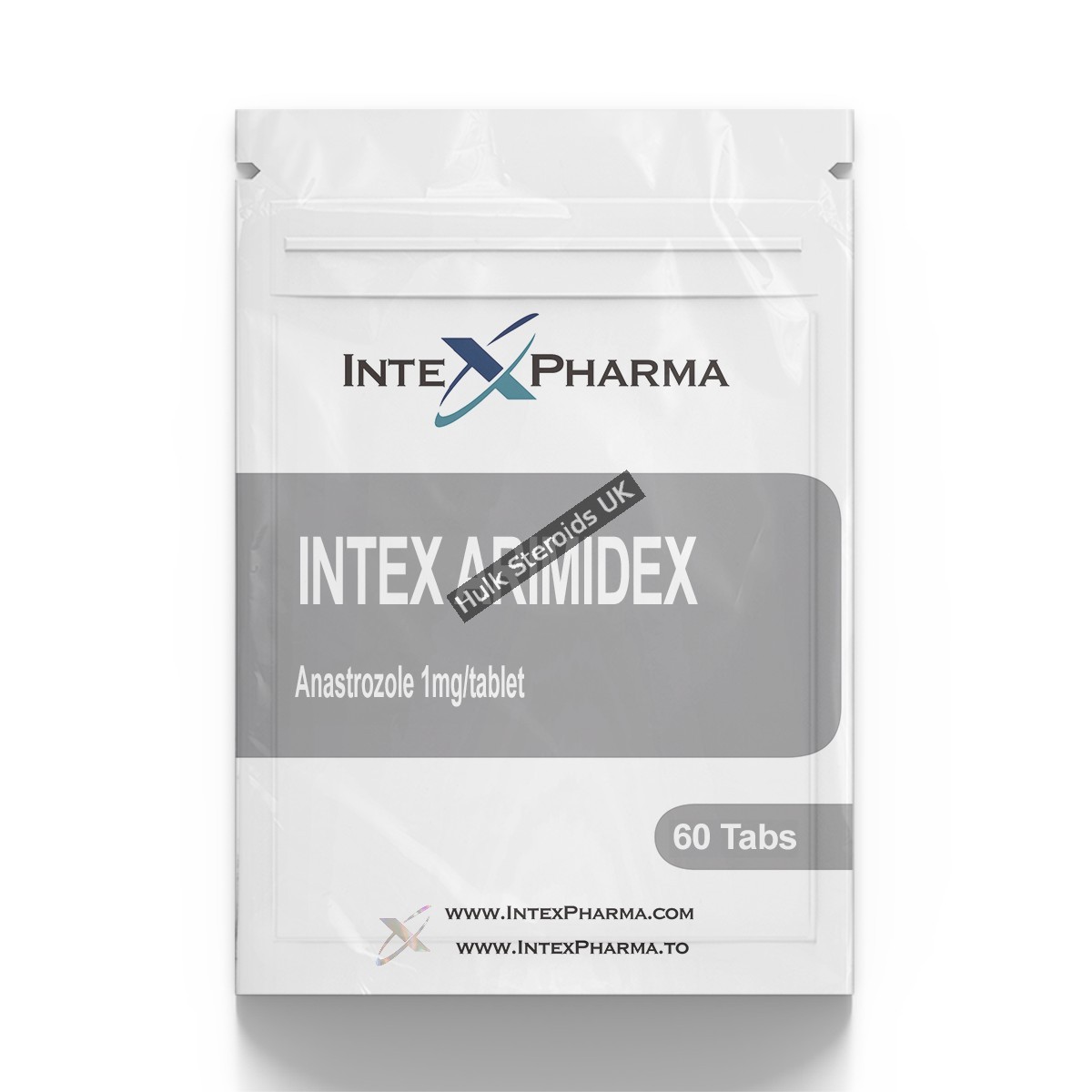 Intex Pharma Arimidex 1mg x 60 tabs (Anastrazole)1 Intex Pharma Arimidex 1mg x 60 tabs (Anastrazole)1 - Gallery Image 1