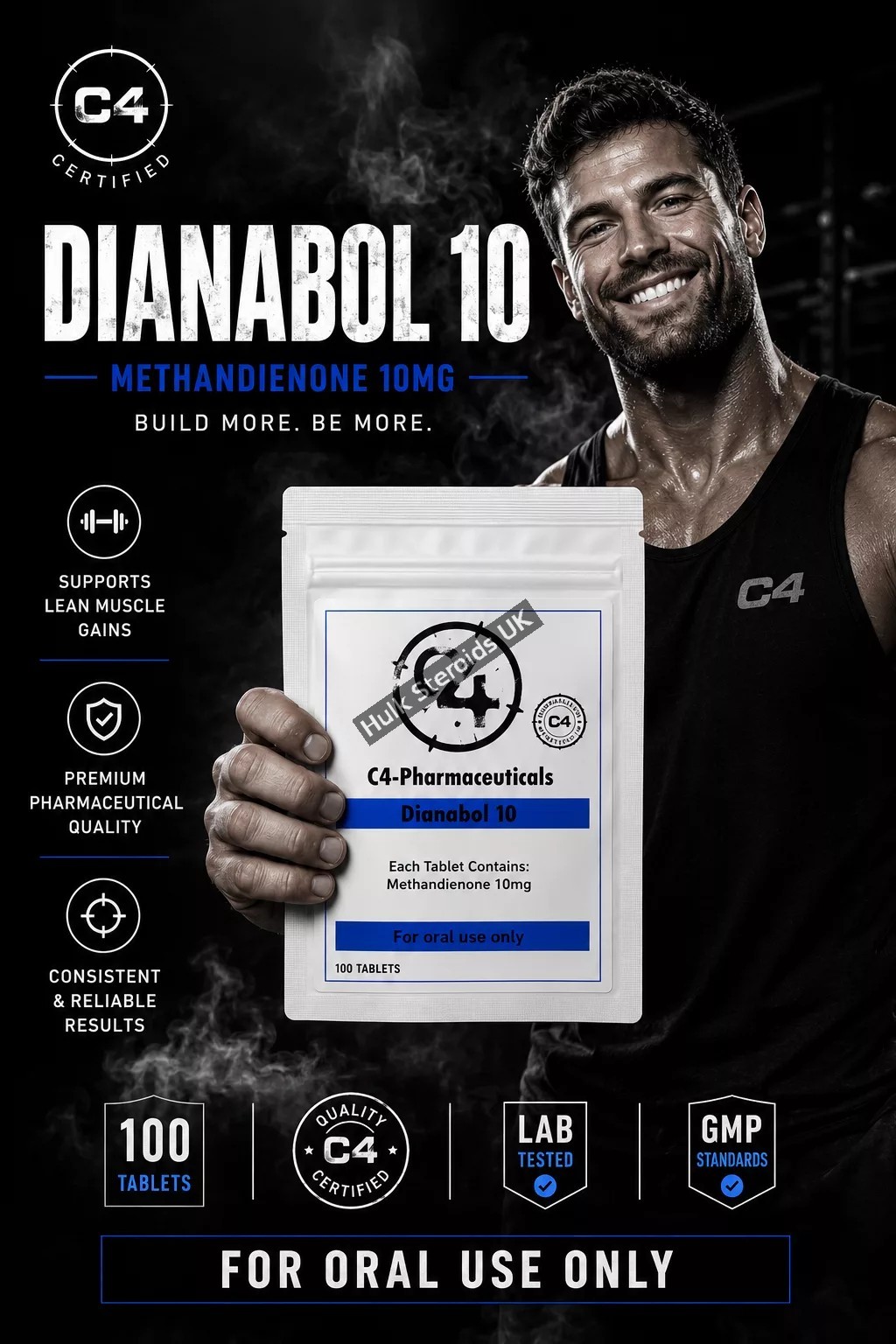 Buy Dianabol UK - 10mg - 100 Tablets - Featured Image