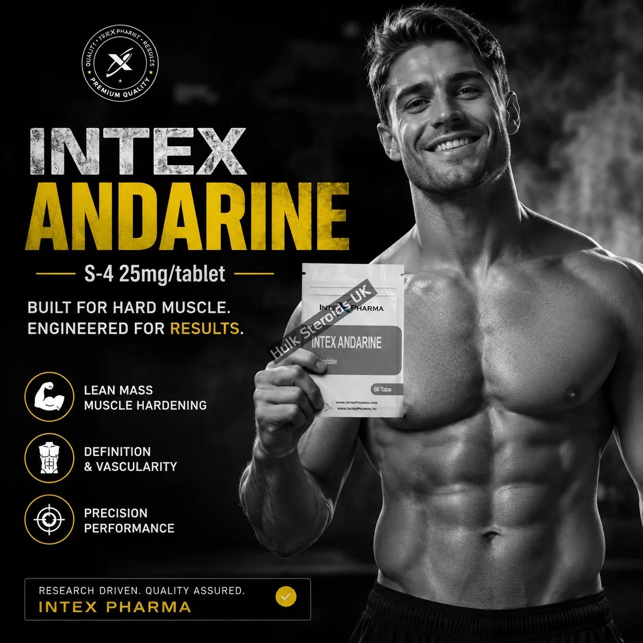 Intex Pharma Andarine S4 (25mg) - Featured Image