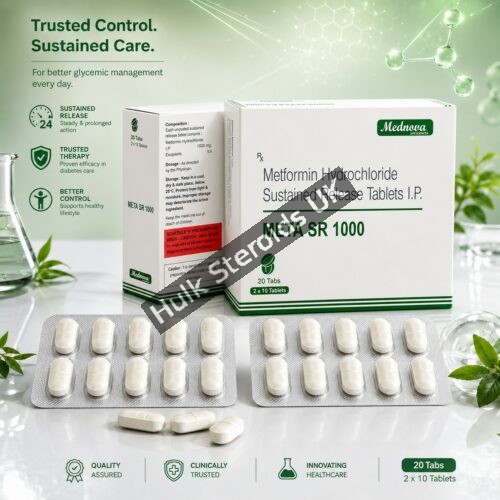 Metformin 1000mg (20 Tabs) - Featured Image