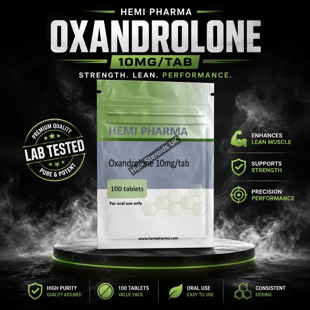 Hemi Pharma Anavar 10mg (OXANDROLONE) - Featured Image
