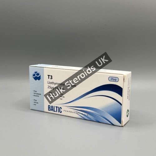 Buy T3 - 100 x 25mcg tabs by Baltic Pharma - Featured Image