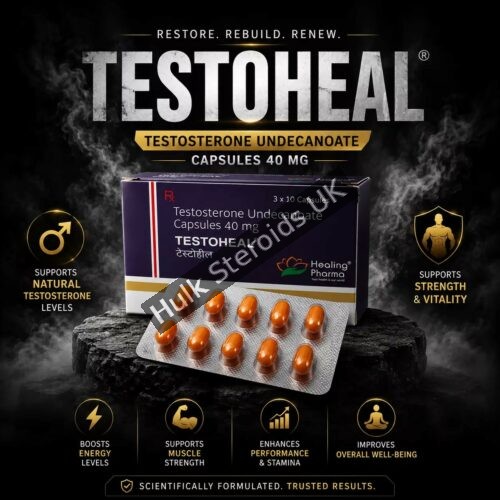 Testoheal 40 Mg Undecanoate Softgel Capsule - Featured Image