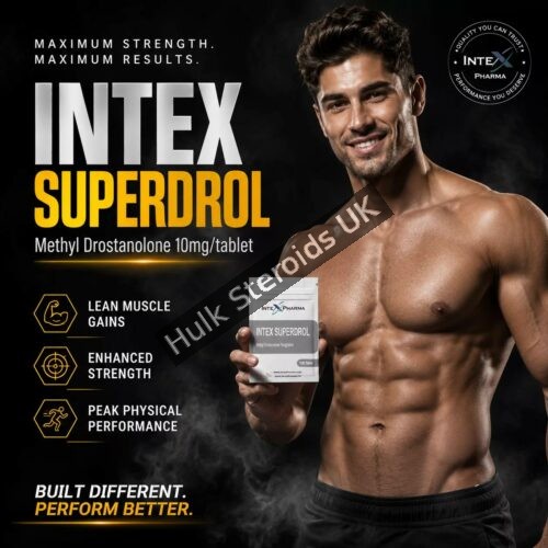 Intex Pharma Superdrol (Methyl Drostanolone) 10mg x 100 tabs - Featured Image