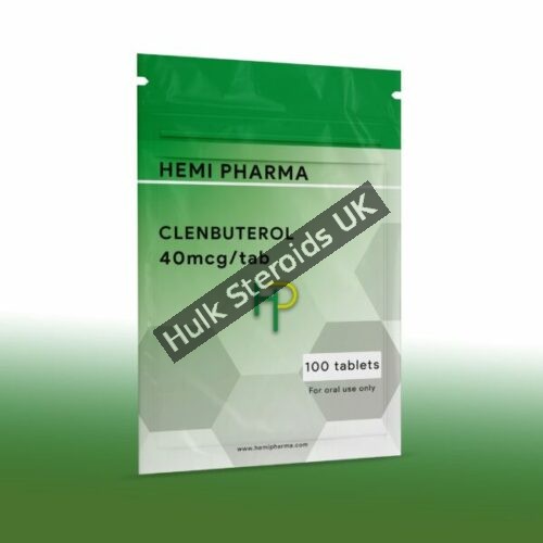 Hemi Pharma Clenbuterol (Clen) 40mcg x 50 tabs - Featured Image